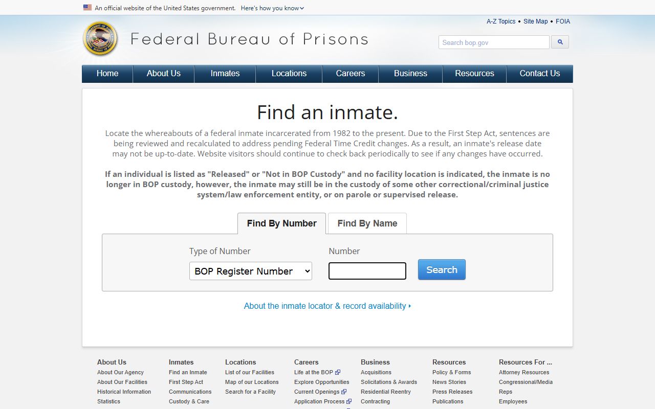 St. Clair County criminal court records and the Federal Bureau of Prisons inmate locator